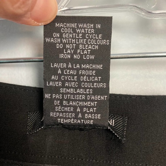 Mario Serrano Italy Black Pencil Skirt Size 6 Faux Pocket Stretch Above the Knee - Picture 7 of 12